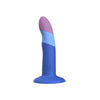 ROMP Silicone Dildo - Piccolo Model RDP-001 - Unisex G-Spot & P-Spot Curved Pleasure Toy - Purple