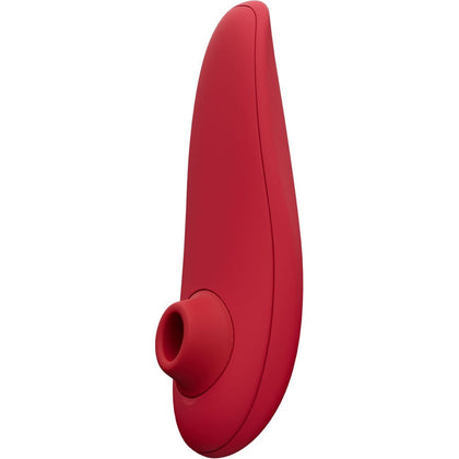 Introducing the Womanizer Clitoral Stimulator MM-001 Vivid Red for Women - The Ultimate Sensual Experience in Vibrant Red - Adult Naughty Store