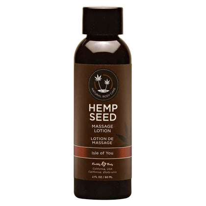 Hemp Seed Massage Lotion - Luxurious Blend of Hemp Seed and Argan Oils for Deep Moisturization and Nourishment