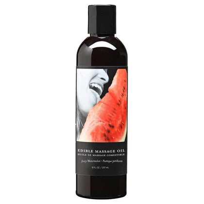 Earthly Body Edible Massage Oil - Luxurious Aromatherapy Blend for Sensual Pleasure - Vegan, Sugar-Free, and Skin-Nourishing - Almond, Hemp, and Grapeseed Oils Infused - Perfect for Intimate  - Adult Naughty Store