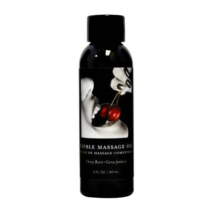 Earthly Body Edible Massage Oil - Luxurious Blend for Sensual Pleasure - Vegan, Skin-Nourishing Formula - Almond, Hemp, and Grapeseed Oils - Non-Greasy and Sugar-Free - 100ml - Adult Naughty Store