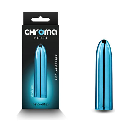 Chroma Petite Bullet - Teal: Premium ABS Waterproof Vibrating Bullet for Women's Clitoral Stimulation - Adult Naughty Store