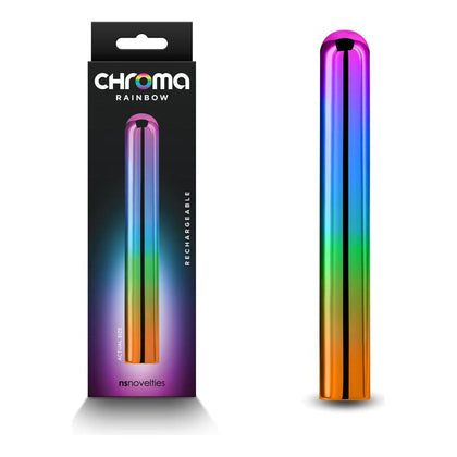 Chroma Rainbow - Large
Slim and Elegant Vibrating Rainbow Pleasure Wand - Model CR-L001 - For All Genders - Delightful Stimulation - Colorful Delights Included - Adult Naughty Store