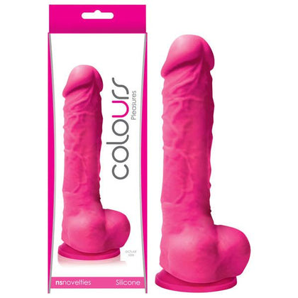 Colours - Pleasures Realistic Dong: Model C-200, Male, G-Spot and Prostate Stimulation, Midnight Black