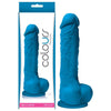 Colours - Pleasures Realistic Dong: The Ultimate Pleasure Experience for All Genders, Intense Stimulation for Deep Penetration, Model X-5, Velvet Black