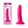 Colours Pleasures - Thin 5'' Silicone Dildo - Model 5TPD - Unisex - Intense Internal Stimulation - Pink - Adult Naughty Store