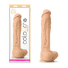 Colours Pleasures 10'' Silicone Dong - Model CP10 - Flesh