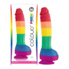 NS Novelties Pride Edition 8'' Dong - The Ultimate Rainbow Pleasure Experience for All Genders and All Areas of Pleasure