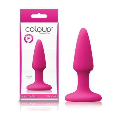 Colours Pleasures: Sensual Silicone Plug - Model X1 | For All Genders | Exquisite Anal Pleasure | Sultry Midnight Black