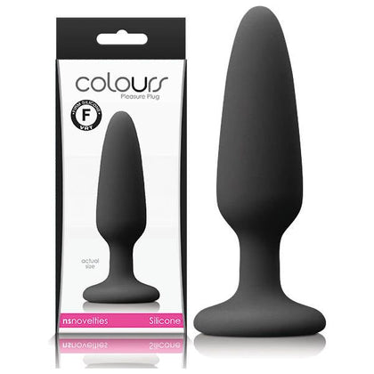 Introducing the Sensual Pleasures Collection: Colours Pleasures Silicone Anal Plug - Model CP-001 - Unleash Your Desires in Sultry Sapphire - Adult Naughty Store