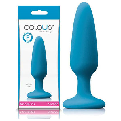 Introducing the Sensual Pleasures Collection: Colours Pleasures Silicone Anal Plug - Model C-SPAP-01 - Unisex - Ultimate Backdoor Bliss - Sultry Midnight Black