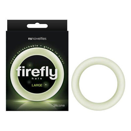 Firefly Halo Glow-in-the-Dark Silicone Cock Ring - Model FFG-001, Male, Enhances Performance and Climax, Assorted Colors - Adult Naughty Store