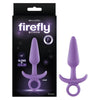 Firefly Prince Glow-in-the-Dark Silicone Plug - Sensual Pleasure for Him and Her - Model FFG-2021 - Anal Delight - Passionate Purple - Adult Naughty Store