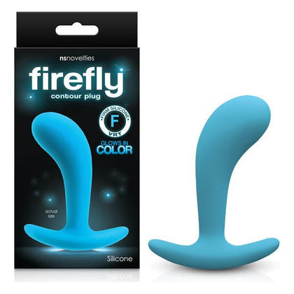 Firefly Contour Plug - Sensual Silicone Anal Pleasure Toy - Model FCP-001 - Unisex - Glow-in-the-Dark - Midnight Black - Adult Naughty Store