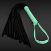 NS Novelties GLO Bondage Flogger - Model X2: The Ultimate BDSM Essential for Sensual Stimulation and Exploration - Unleash Your Desires in the Dark - Gender-Neutral Pleasure - Midnight Black - Adult Naughty Store