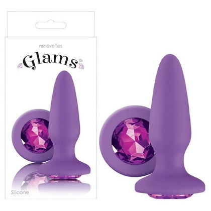 Introducing Glams Gem Plug - The Sensual Silicone Butt Plug (Model G-123) for Exquisite Pleasure in Vivid Colors!