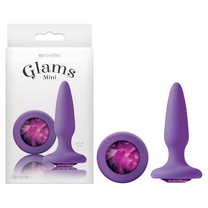 Introducing Glams Mini Silicone Gem Butt Plug - Model GMBP-001: The Ultimate Sensual Delight for Alluring Pleasure in a Dazzling Array of Colors!
