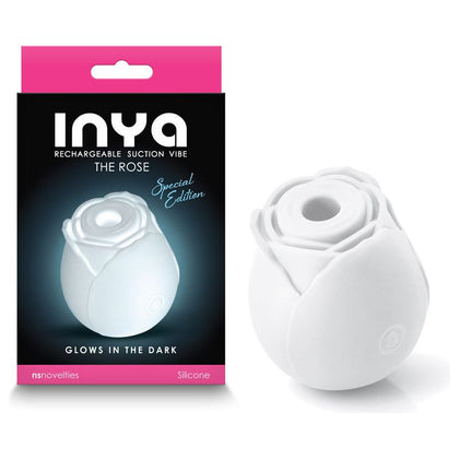 INYA The Rose - Glow Clitoral Air Pulsation Stimulator - Model R1 - Women's Pleasure Toy - Glow in the Dark - Adult Naughty Store