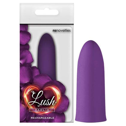 Lush Dahlia Mini Rechargeable Vibrator - 7 Speeds & Functions - Model 2in/50mm - For Women - Clitoral Stimulation - Velvet Touch ABS - Water-Resistant - Black