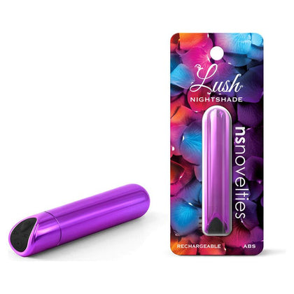 Lush Nightshade - Petite Rechargeable ABS Vibrator - Model 10X - For Women - Clitoral Stimulation - Purple