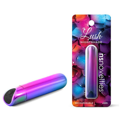 Lush Nightshade - Petite Rechargeable ABS Vibrator - Model No. LNS-001 - For Women - Clitoral Stimulation - Multicolour - Adult Naughty Store