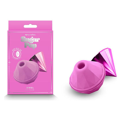 Sugar Pop Jewel Air Pulse Vibrator - Model J-104 - Women's Clitoral Stimulation Toy - Pink