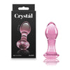 Crystal Gem - Pink: Elegant Pleasure for Her - Crystal Glass Borosilicate Hygienic Sex Toy - Model CGP-001 - G-Spot Stimulation - Pink - Adult Naughty Store