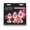 Introducing the Seductive Pleasure Seeker: Rear Assets Trainer Kit - Model RGT-001 - Unleash Your Desires - Rose Gold - Pink Heart - Adult Naughty Store