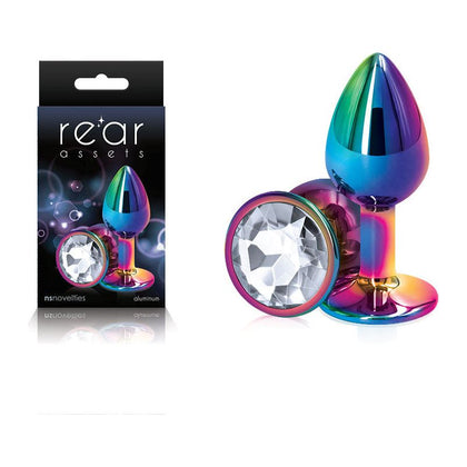 Introducing the Sensual Delights Rear Assets Multi Coloured Small Anal Toy - Model RA-1234: A Visual and Sensual Excitement for All Genders, Designed for Effortless Pleasure in a Variety of C - Adult Naughty Store