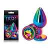 Introducing the Sensual Pleasures Collection: Rear Assets Multi Coloured Medium Anal Toy - Model RAC-2021M - Adult Naughty Store