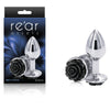 Rear Assets Rose - Small: Sensual Chrome-Plated Anal Toy, Model RS-001, for Him and Her, Exquisite Pleasure, Seductive Silver - Adult Naughty Store