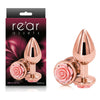 Rear Assets Rose - Medium: Sensual Aluminum Anal Plug for Pleasurable Backdoor Stimulation - Model RA-02 - Unisex - Delightful Rose Gold - Adult Naughty Store