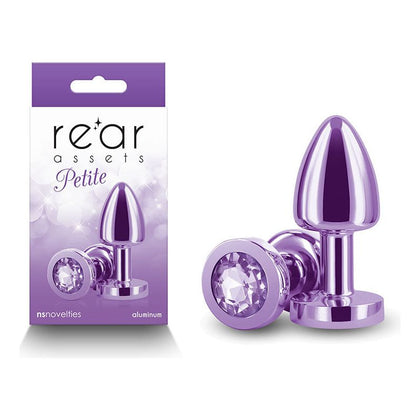 Rear Assets Petite Purple Aluminum Butt Plug - Model RA-6P - Unisex Anal Pleasure Toy - Adult Naughty Store