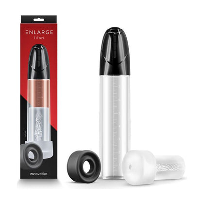 Titan Enlarge USB Rechargeable Automatic Penis Pump - Model T3X - Male - Intense Pleasure - Black