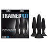 Renegade Sliders Trainer Kit - Sensual Silicone Anal Plug Set for Him and Her - Model RS-3001 - Explore Pleasure in Assorted Sizes - Velvet Touch - Black - Adult Naughty Store