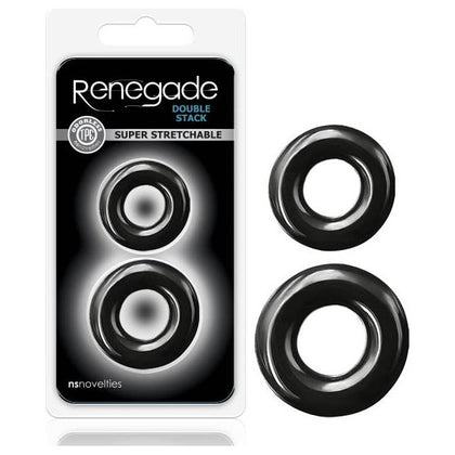 Renegade - Double Stack TPE Rings for Enhanced Pleasure and Performance - Model RS-200 - Unisex - Assorted Colors - Adult Naughty Store