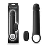 Renegade Brute - Black Silicone Vibrating Penis Extension for Men - Model RB-001 - Intense Pleasure Enhancement