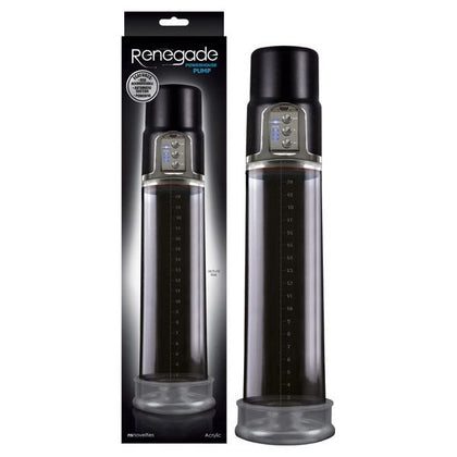 Renegade Powerhouse Pump - High-Performance USB Rechargeable Penis Pump for Intense Pleasure - Model RP-300 - Male - Enhances Stamina and Size - Clear - Adult Naughty Store