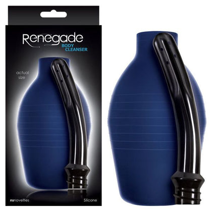 Renegade - FlexiCleanse - Model X23 - Unisex - Anal Douche - Black - Adult Naughty Store