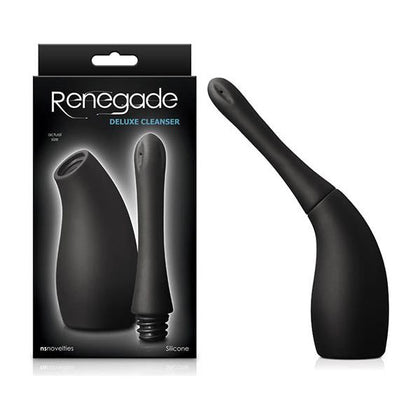 Renegade Deluxe Cleanser - Silicone Anal Douche - Model RD-500 - Unisex - Intimate Hygiene - Black