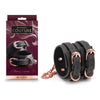 NS Novelties Bondage Couture BC-AC001 Ankle Cuffs - Black: Exquisite Pleasure for the Discerning Connoisseur - Adult Naughty Store