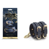 NS Novelties Bondage Couture Ankle Cuffs - Model BC-AC01 - Unisex Bedroom Restraints for Sensual Pleasure - Blue - Adult Naughty Store