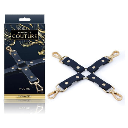 NS Novelties Bondage Couture Hog Tie - Blue: Model HT-001 - Unisex BDSM Restraint for Exquisite Pleasure - Adult Naughty Store