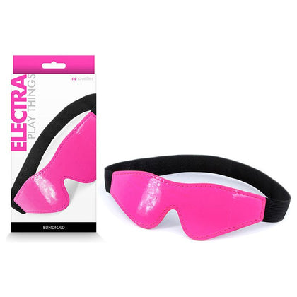 NS Novelties Electra Play Things Synthetic Blindfold - Model EBP-001 - Unisex - Sensory Deprivation - Pink - Adult Naughty Store