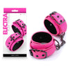 NS Novelties Electra Play Things Pink Synthetic Wrist Cuffs - Model EWC-001 - For All Genders - Sensual Pleasure Accessories - Adult Naughty Store