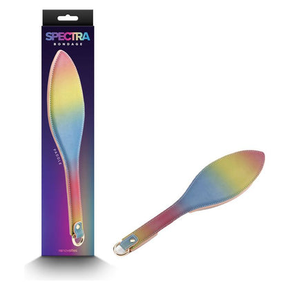 Spectra Bondage Paddle - Model SPB-001 - Unisex - Multi-Pleasure - Rainbow - Adult Naughty Store