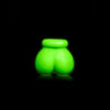 Ouch! Glow In The Dark Ball Sack - Illuminating Pleasure for All Genders - Model GID-001 - Fluorescent Green - Adult Naughty Store