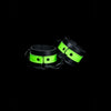 Ouch! Glow In The Dark Handcuffs - Premium Bondage Toy GID-001 for Unisex Pleasure - Fluorescent Green - Adult Naughty Store