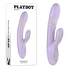 Playboy Pleasure BUMPING BUNNY Opal 22.9 cm USB Rechargeable Thrusting & Warming Rabbit Vibrator - Pink - Adult Naughty Store