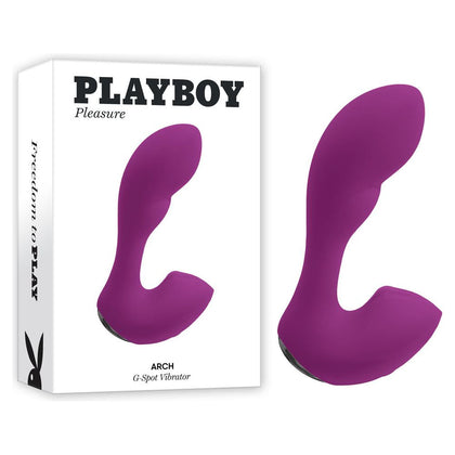 Playboy Pleasure ARCH Purple USB Rechargeable G-Spot Vibrator - Intense Stimulation for Her